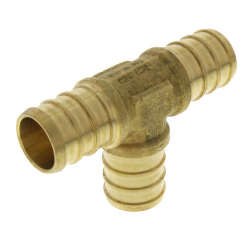 Main product image of 5/8" PEX Brass Tee (Lead Free)