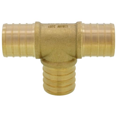 Main product image of 1" PEX Brass Tee (Lead Free)