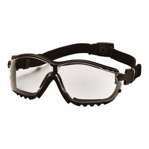 Main product image of V2G Anti-Fog & Scratch-Resistant Safety Goggles, Black Frame, Clear H2X Anti-Fog Lens