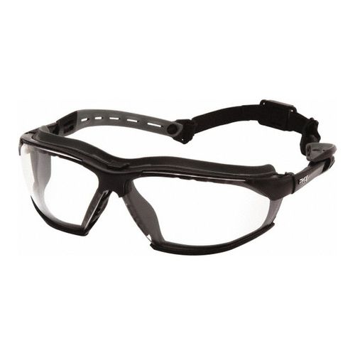 Main product image of Isotope Anti-Fog Safety Goggles, Black Frame w/ Rubber Gasket, Clear H2MAX Anti-Fog Lens