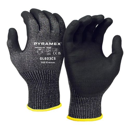 Main product image of Cut & Puncture Resistant Gloves, Corxcel Micro-Foam Nitrile Coated Work Gloves, Large