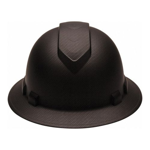 Main product image of Ridgeline Full Brim Hard Hat, 4-Point Ratchet Suspension, Black Graphite Pattern