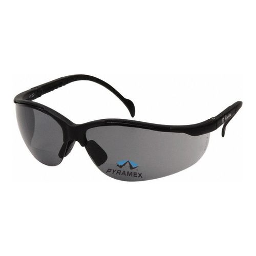 Main product image of Venture II Readers Safety Glasses, Black Frame, Gray Plus-1.5 Lens