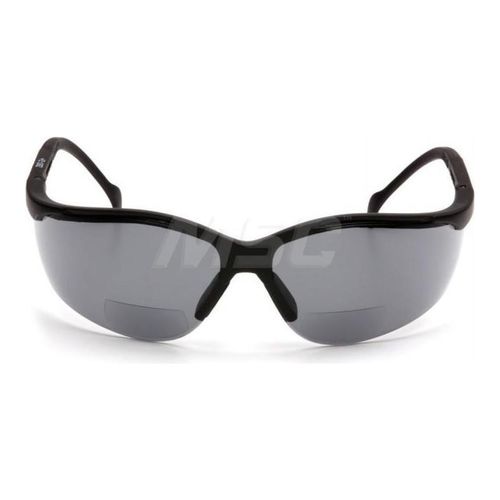Main product image of Venture II Readers Safety Glasses, Black Frame, Gray Plus-1.5 Lens