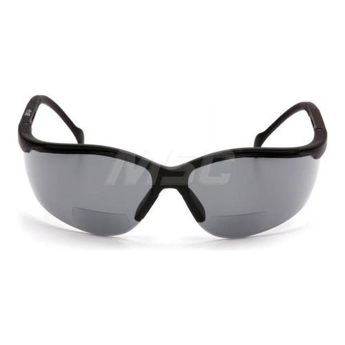 Main product image of Venture II Readers Safety Glasses, Black Frame, Gray Plus-2.5 Lens