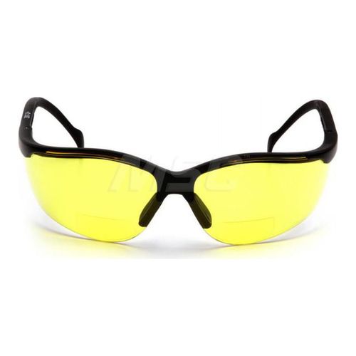 Main product image of Venture II Readers Safety Glasses, Black Frame, Amber Plus-1.5 Lens