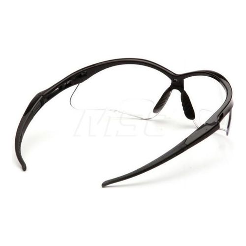Main product image of PMXTREME Readers Safety Glasses, Black Frame, Clear Plus-2.0 Lens w/ Cord