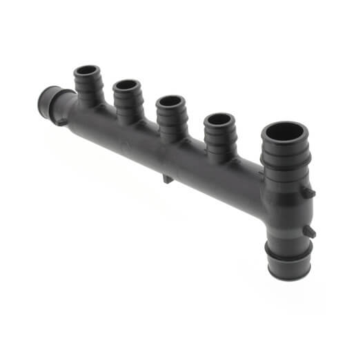 Main product image of EP Flow-Through Multi-Port Vertical Tee, 4 Outlets, 3/4"