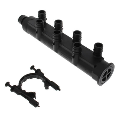 Main product image of 3/4" EP Branch Multi-Port Tee w/ 1/2" Outlets & Mounting Clips (7 Outlets)