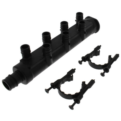 Main product image of 3/4" EP Branch Multi-Port Tee w/ 1/2" Outlets & Mounting Clips (7 Outlets)