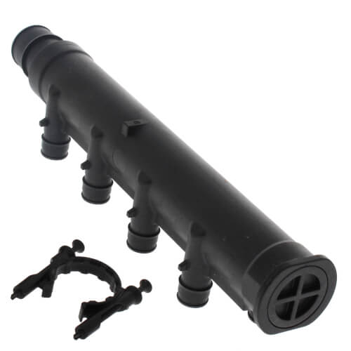 Main product image of 1" EP Branch Multi-Port Tee w/ 1/2" Outlets & Mounting Clips (8 Outlets)