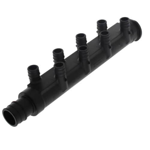 Main product image of 1" EP Branch Multi-Port Tee w/ 1/2" Outlets & Mounting Clips (8 Outlets)