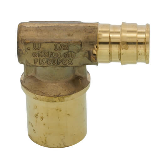 Main product image of ProPEX Baseboard Elbow, 1/2" PEX x 3/4" Copper Fitting Adapter