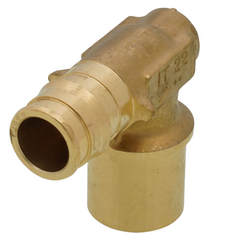 Main product image of ProPEX Baseboard Elbow, 5/8" PEX x 3/4" Copper Fitting Adapter