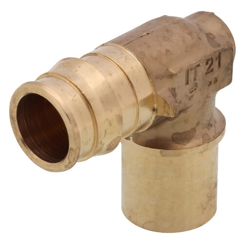 Main product image of ProPEX Baseboard Elbow, 3/4" PEX x 3/4" Copper Fitting Adapter