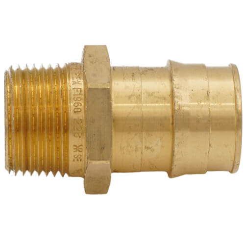 1" ProPEX x 3/4" NPT Brass Male Adapter