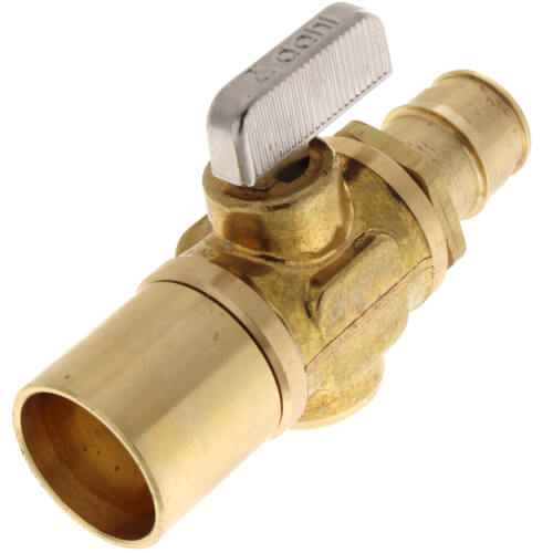 Main product image of 5/8" ProPEX x 3/4" Copper Adapter Full Port Ball Valve