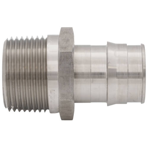 1" ProPEX Stainless Steel Male Threaded Adapter