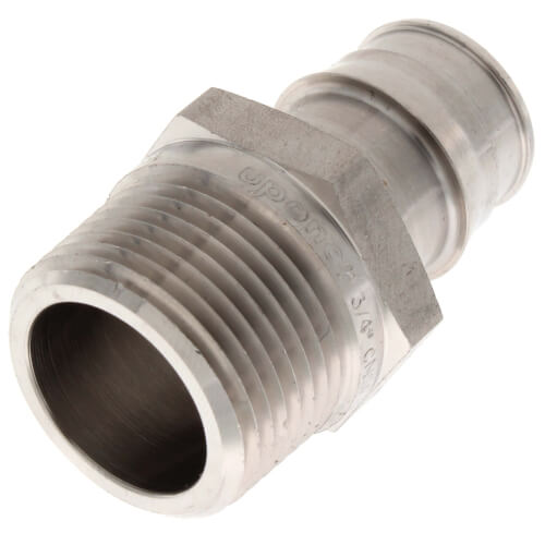 3/4" ProPEX Stainless Steel Male Threaded Adapter