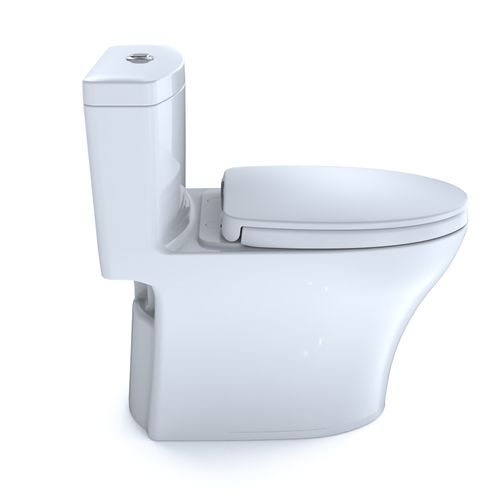 Main product image of MS646124CEMFGN#01 Aquia IV 1-Piece Elongated Dual Flush 1.28 & 0.9 GPF Universal Height, Washlet + Ready Toilet w/ CEFIONTECT (Cotton White)