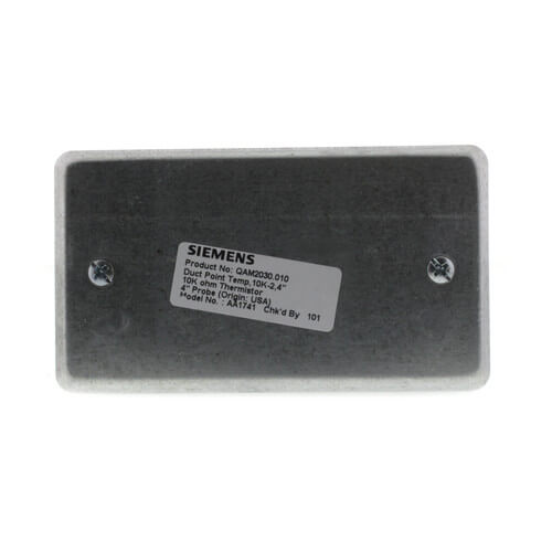 Main product image of 4" NTC Type 2 Duct Point Temperature Sensor - 10k Ohm
