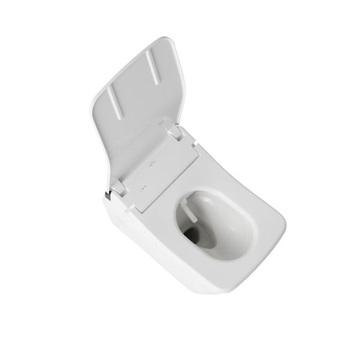 Main product image of CWT4494049CMFG#MS Washlet + Sp Wall Hung Square Shape Toilet w/ Sx Bidet Seat & Duofit In Wall 1.28 & 0.9 GPF Dual Flush Tank System (Matte Silver)