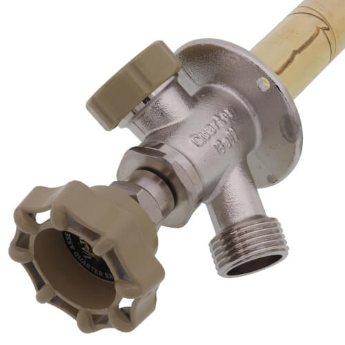 Main product image of 10", 1/2" PEX Anti-Siphon Ball Valve Frost-Proof Sillcock w/ 1/4 Turn