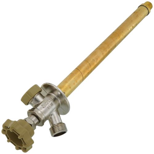 12", 1/2" MPT x 1/2" Sweat - Anti-Siphon Ball Valve Frost-Proof Sillcock w/ 1/4 Turn