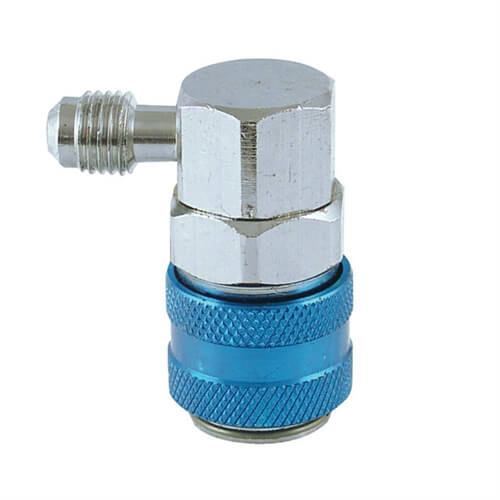 Main product image of 1/4" SAE Male 90° R134A Snap-N-Seal AC Coupler