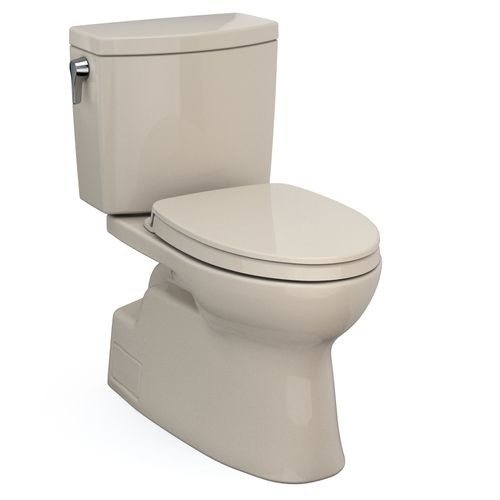 Main product image of MS474124CUFG#03 Vespin II 1.0 GPF 2-Piece Elongated 1.0 GPF Universal Height Toilet w/ CEFIONTECT & SS124 Softclose Seat, Washlet+ Ready (Bone)