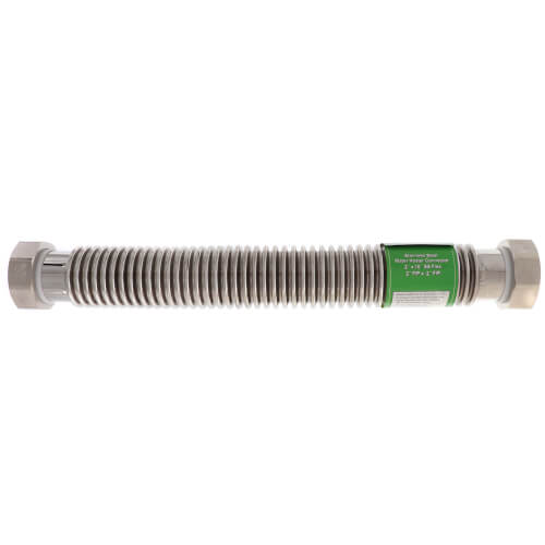 Main product image of 2" Flexible Corrugated Hose Water Heater Connector (18" Length)