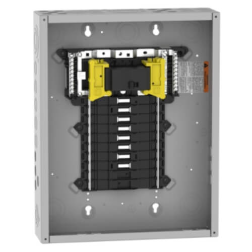 Main product image of QO 16 Space, 24 Circuit Convertible Load Center Main Breaker, Plug-on Neutral, 1 Phase (100A)