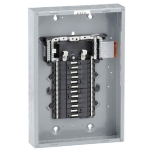 Main product image of QO 24 Space, 34 Circuit Convertible Load Center w/ Main Lugs, Plug-on Neutral w/ Ground Bar, 1 Phase (125A)