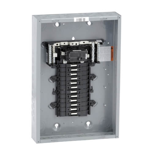 QO124M100 - Square D QO124M100 - QO 24 Circuit Indoor Main Breaker Load ...