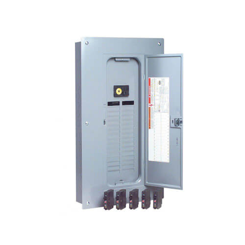 Main product image of QO LoadCenter, Plug-On Neutral, Main Breaker, NEMA 1, 1 PH, 32 Space w/ Cover - Value Pack (100A)