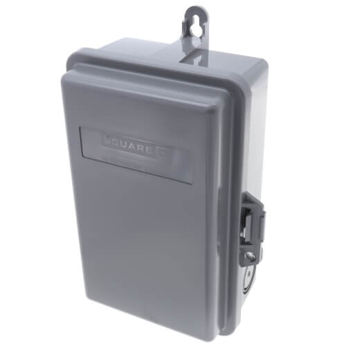 Main product image of QO Non-Fuse A/C Disconnect Switch (240V, 60A, NEMA 3R) w/ Weatherproof Enclosure 