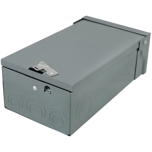 Main product image of QO 2 Pole Outdoor Load Center Circuit Breaker Enclosure, 2 Space, 120/240V (100A) - Consumer Pack