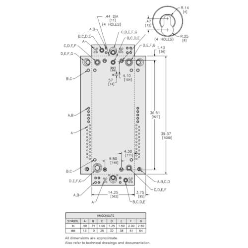 Main product image of QO 30 Space, 30 Circuit Indoor Load Center Main Breaker, 3 Phase, 240V (200A)