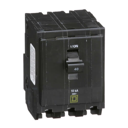 Main product image of QO 3 Pole Miniature Circuit Breaker (120/240V, 40A, 10kA)
