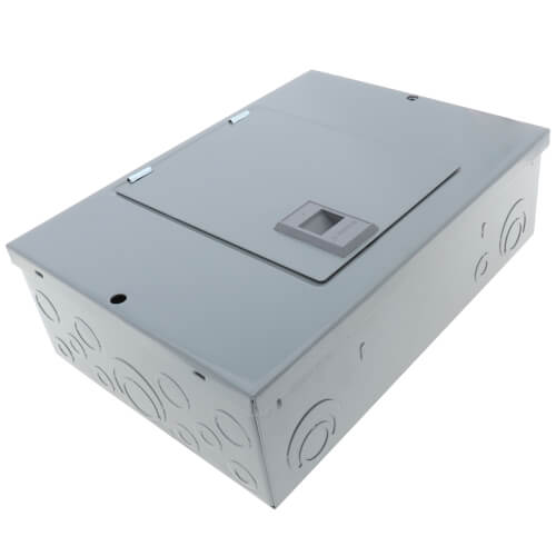 QO 12 Circuit Indoor Main Lug Load Center, 6 Space, 120/240V w/ Surface Mount Cover (100A)