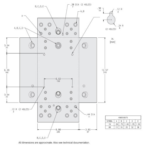 Main product image of QO 8 Space, 16 Circuit Indoor Load Center w/ Main Lugs & Surface Cover w/ Door, 1 Phase, 120/240V (100A)