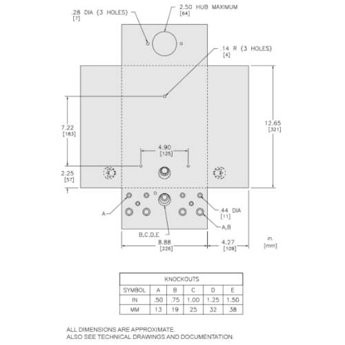 Main product image of QO 8 Space, 16 Circuit Outdoor Load Center w/ Main Lugs & Surface Cover, 1 Phase, 120/240V (100A)