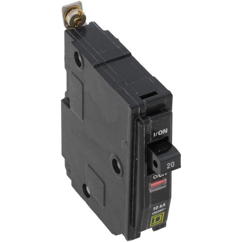 Main product image of QO Single Pole Bolt On Miniature Circuit Breaker (120/240V, 20A, 10kA)