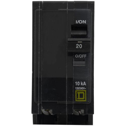 Main product image of QO 2 Pole Bolt On Miniature Circuit Breaker (120/240V, 20A, 10kA)
