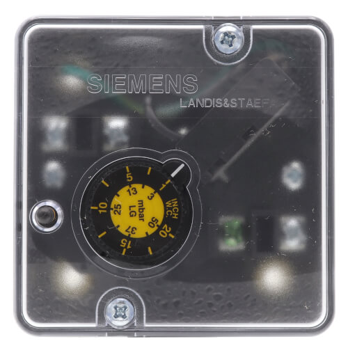 Manual Reset Low Pressure Switch (1"-20" W.C.)