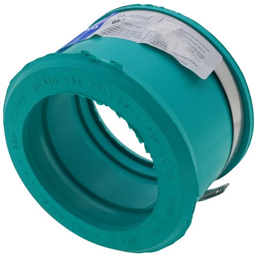 Main product image of 4" QwikSeal Connector for SDR-35 Pipe - Green