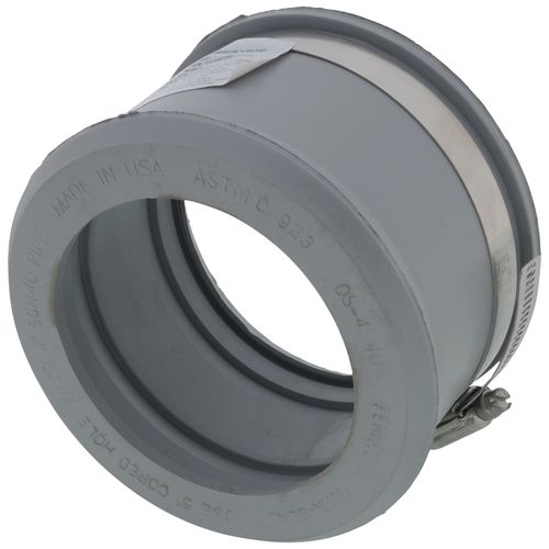 Main product image of 4" QwikSeal Connector for Schedule 40 Pipe - Gray