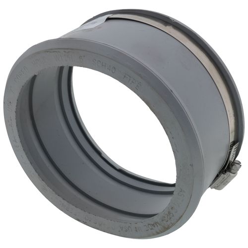 Main product image of 6" QwikSeal Connector for Schedule 40 Pipe - Gray