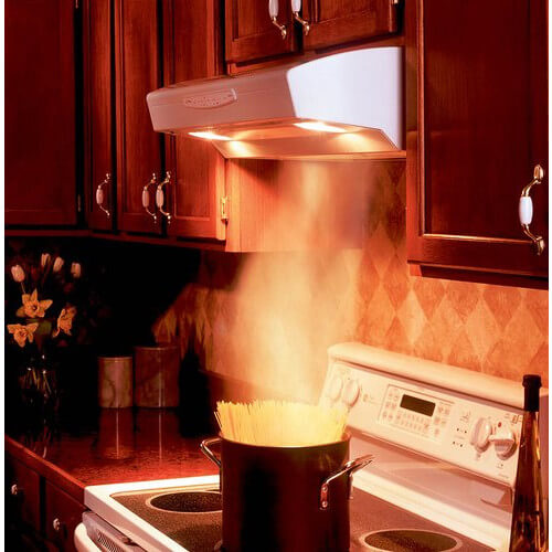 QS342BL Broan QS342BL 42" Black Under Range Hood (430 CFM)