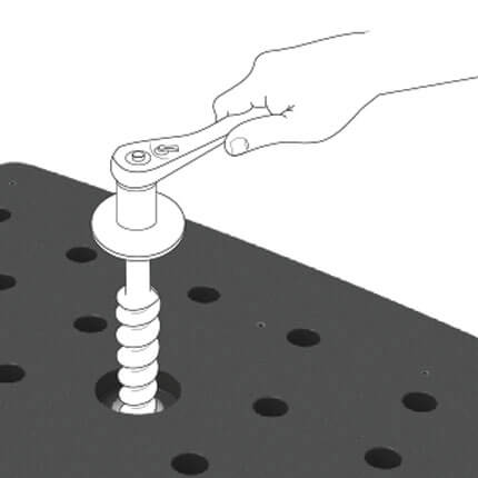 Main product image of Optional Ground Anchor Kit (1 Anchor per kit)